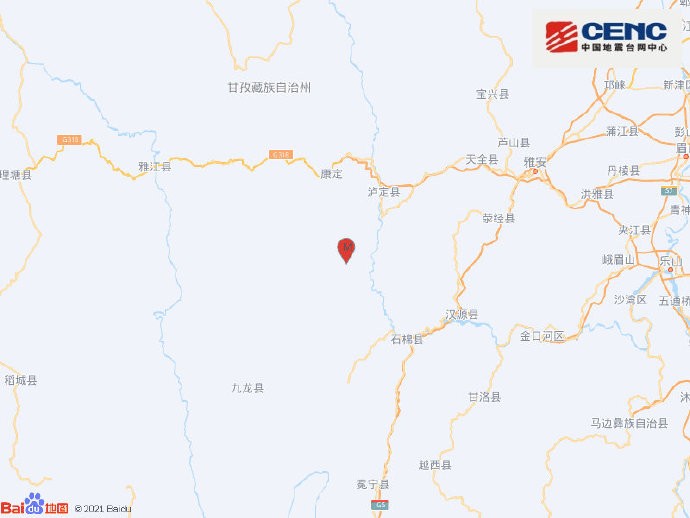 四川甘孜州泸定县发生6.8级地震_图1-7
