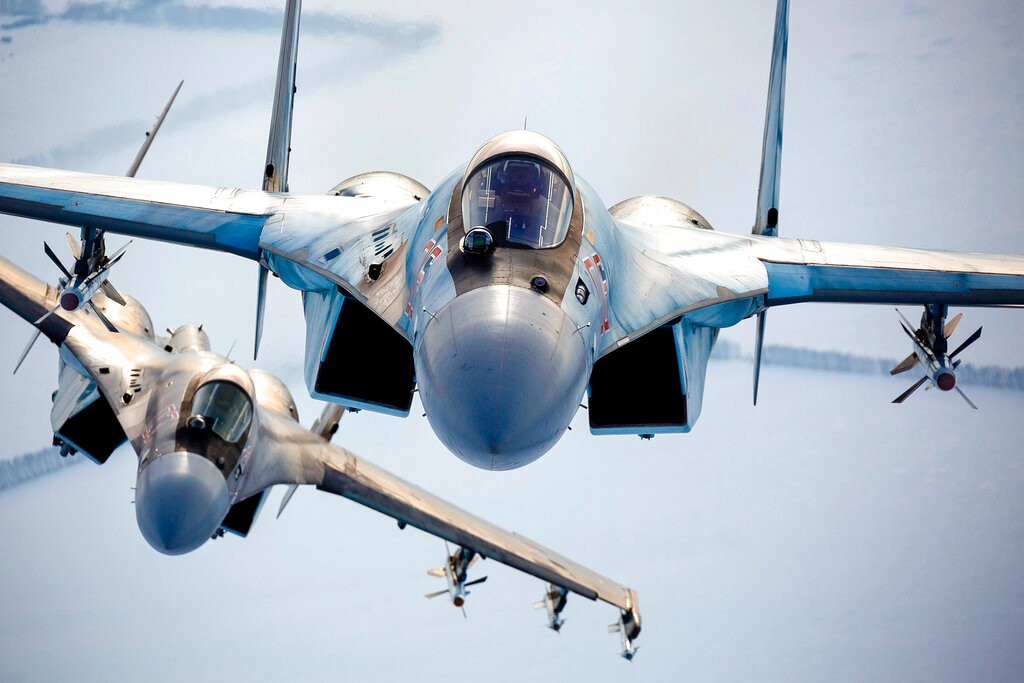 美军在阿拉斯加附近拦截4架俄罗斯战机_图1-1