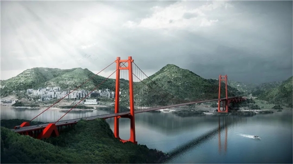 长江上游最大跨径悬索桥！复兴长江大桥首片钢箱梁架设成功：2024年通车