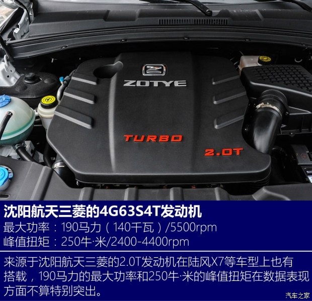 众泰汽车 众泰T600 2016款 运动版 2.0T 自动旗舰型